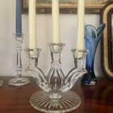Pair of crystal candlesticks