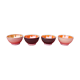 4 semi-vitrified bowls Ceranord Saint Amand diam 8.5 cm