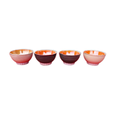 4 semi-vitrified bowls Ceranord Saint Amand diam 8.5 cm