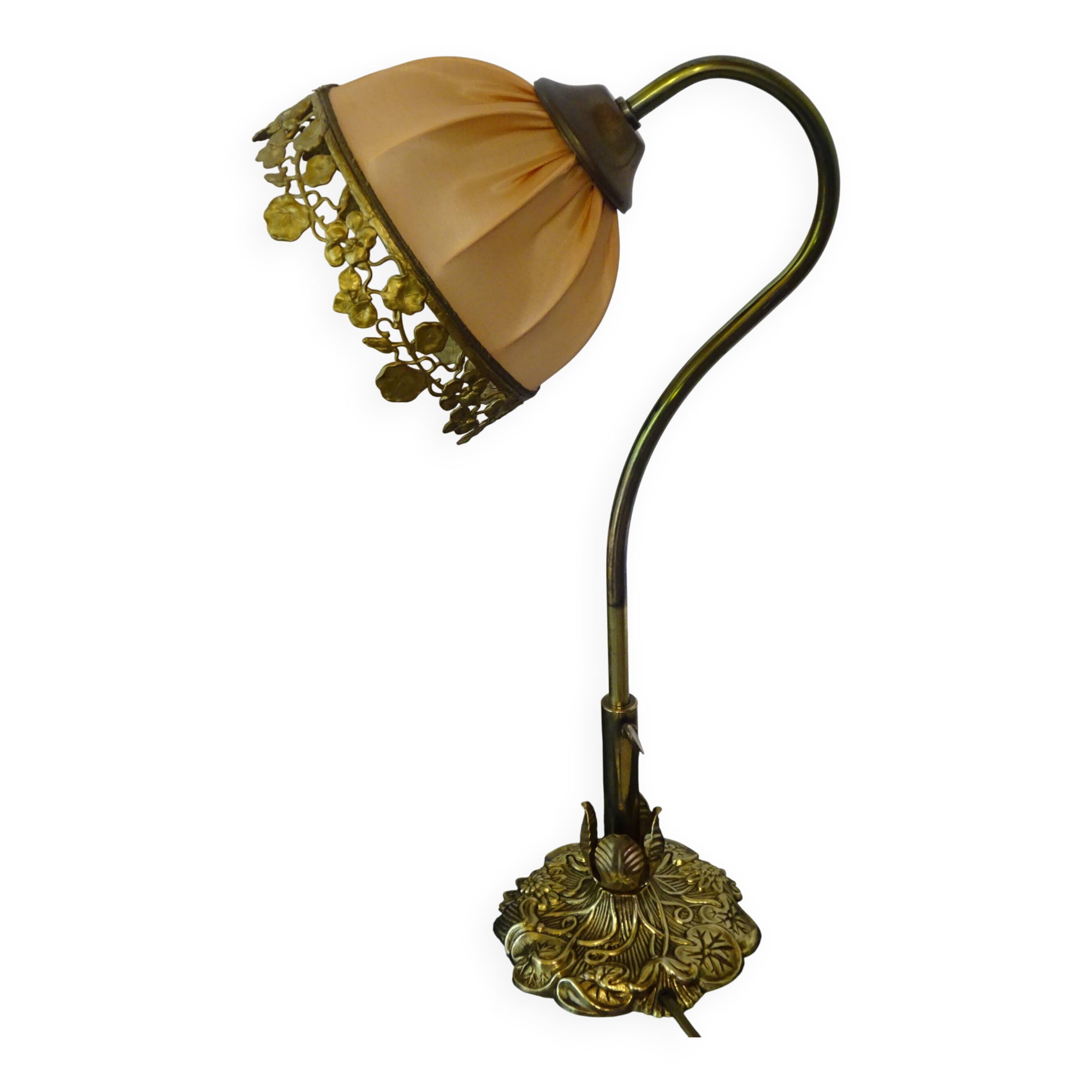 Antique swan neck lamp, Maison le Dauphin
