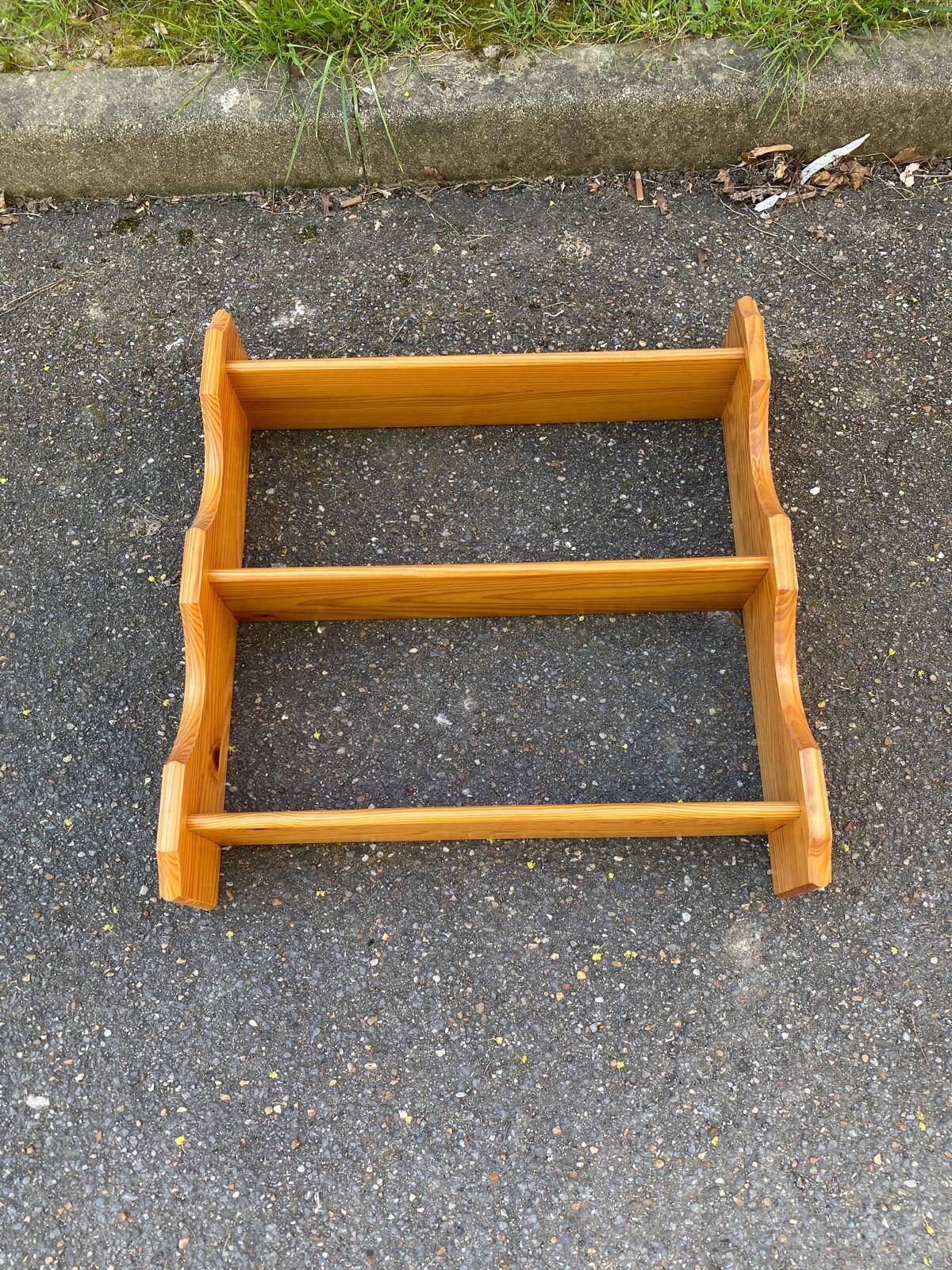 Solid pine wall shelf