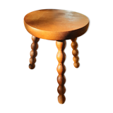 Vintage tripod wooden stool