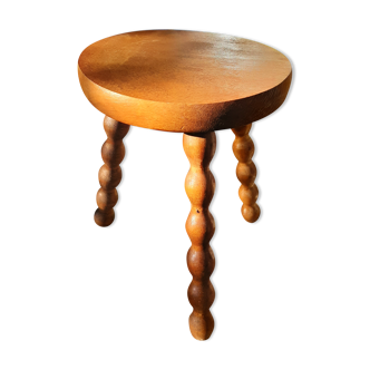 Vintage tripod wooden stool