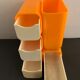 Organisateur de bureau orange 1970