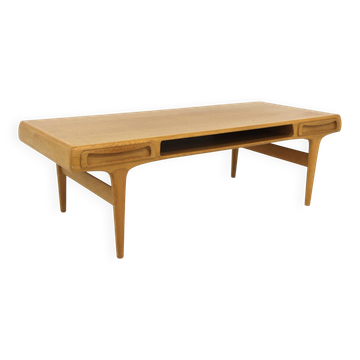 Table basse en chêne, Johannes Andersen, Trensum, Danemark, 1960