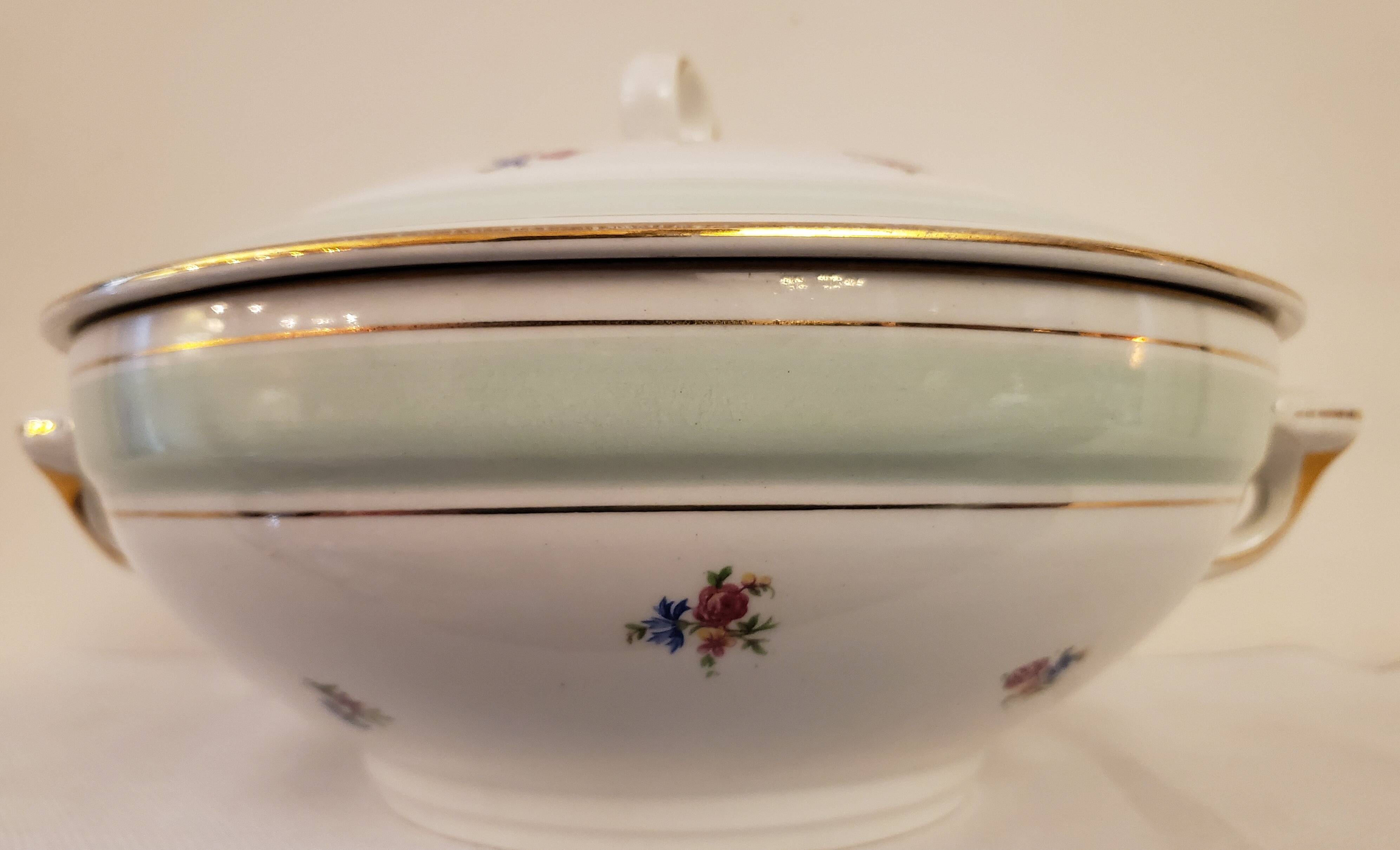 Opaque porcelain soup 1960