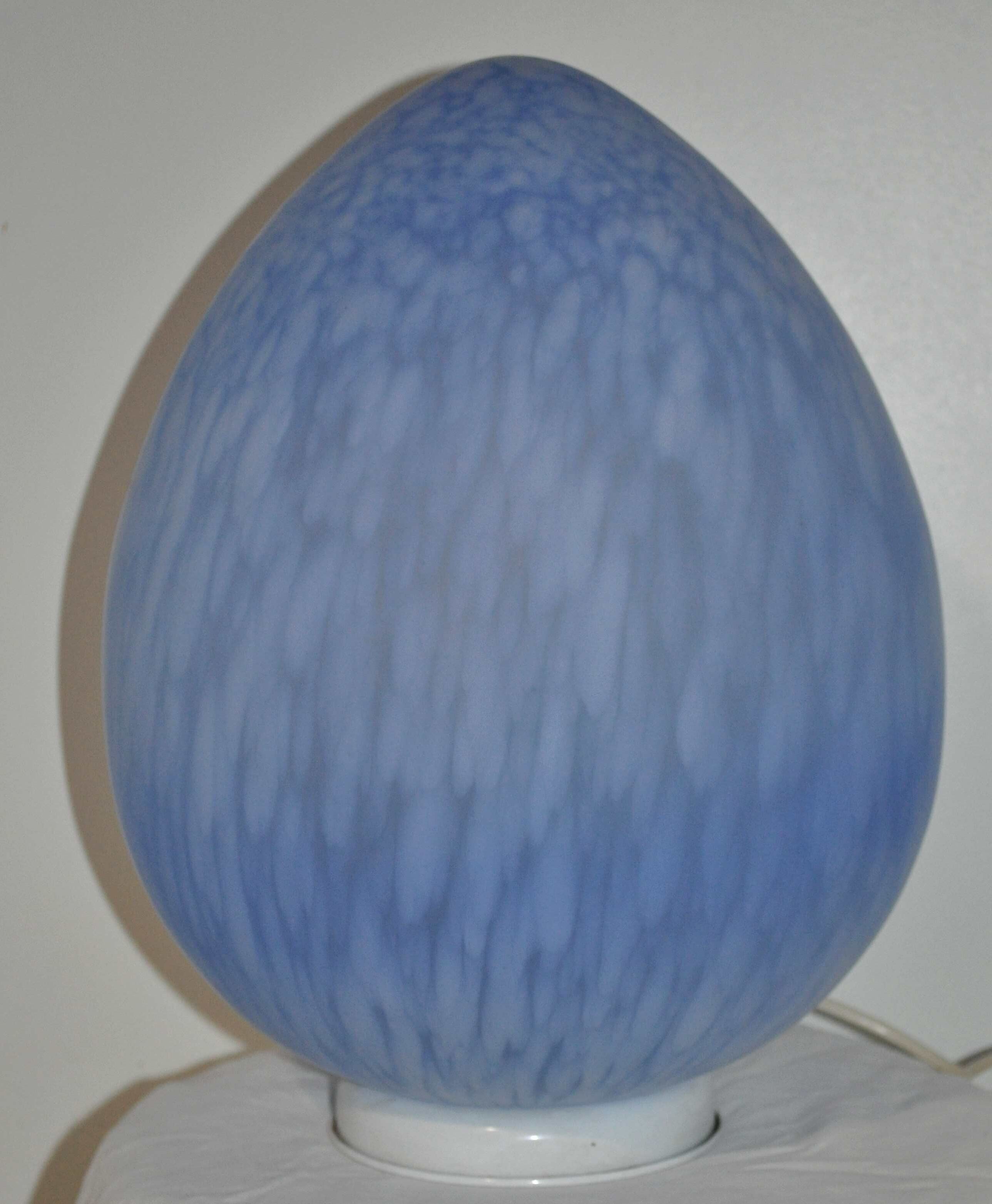 Egg blue speckled atmosphere lamp
