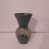 Green stoneware vase