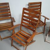 Ensemble de jardin Ico Parisi par Reguitti chaises / table