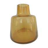 Decorative vintage vase/jar in smoked glass