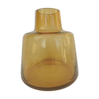 Decorative vintage vase/jar in smoked glass