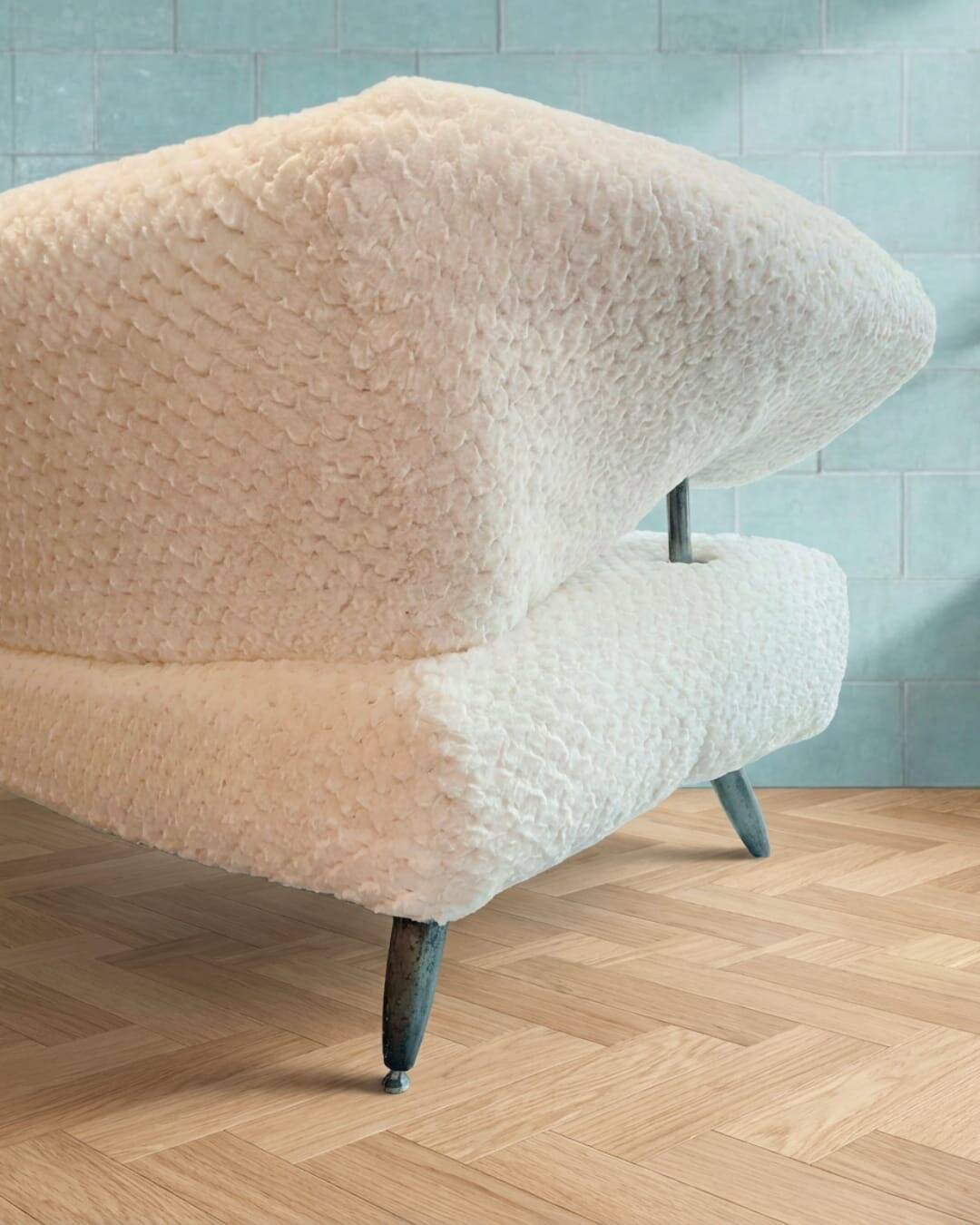 Vintage 60s canapé regarni