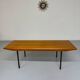 Antique Wilhelm Renz designer wooden coffee table, vintage Scandinavian style, 1960s