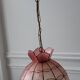 Suspension in pink mother-of-pearl gradient and brass 60s