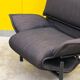 Vintage Black Veranda Armchair by Vico Magistretti for Cassina