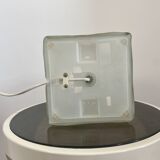 Lampe de Bureau Iviken Ice Cube en Verre de Ikea, 1990s