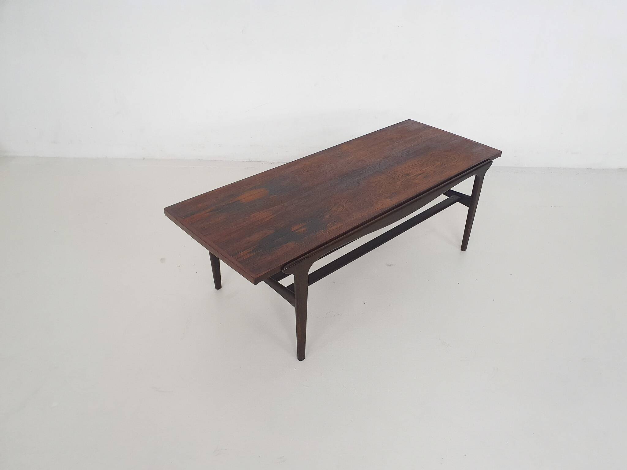 Vintage coffee table with reversible top, The Netherlands 1950's