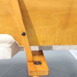1960s Miroslav Navratil Convertible Restored Daybed Sofa, Czechoslovakia