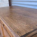English sideboard in blond oak 1950