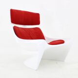 1960s Steen Ostergaard 'President' Fiberglass Lounge Chair for Cado, Denmark