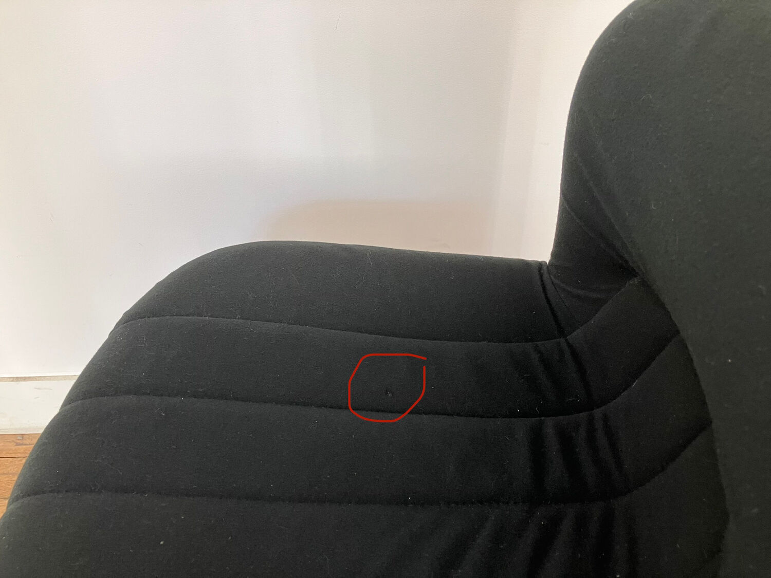 Arflex tripod chair, by Cini Boeri, Botolo model