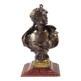 Bronze bust by Felix Pierre Richard 19th century