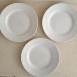 3 plates iron earth Sarreguemines