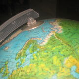 Mappe monde lumineuse