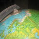 Mappe monde lumineuse