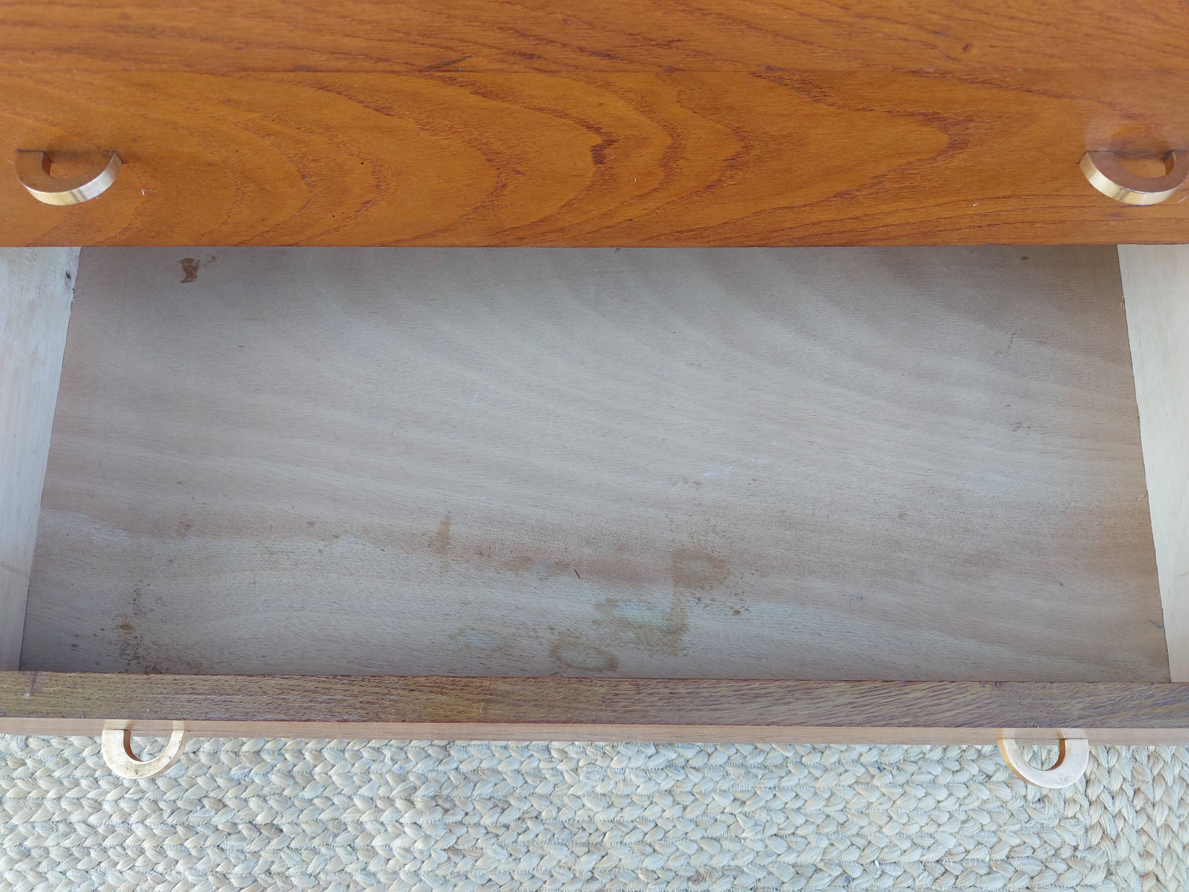chest of drawers with compass feet, 1960s-1970s