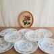 Set of 8 dessert plates Arcopal model Véronica vintage