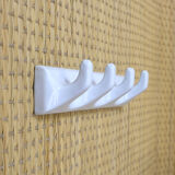 Tea towel holder or porcelain towel with 4 hooks.