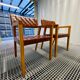 Olivier de Schrijver - Boss armchairs in leather straps - vintage