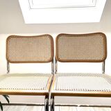 Cesca B32 chairs by Marcel Breuer