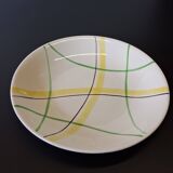 Très joli plat de service creux de chez Gien modèle "Sarabande" en bon état