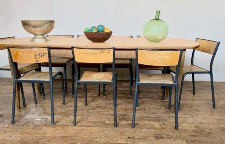 Former large farm table