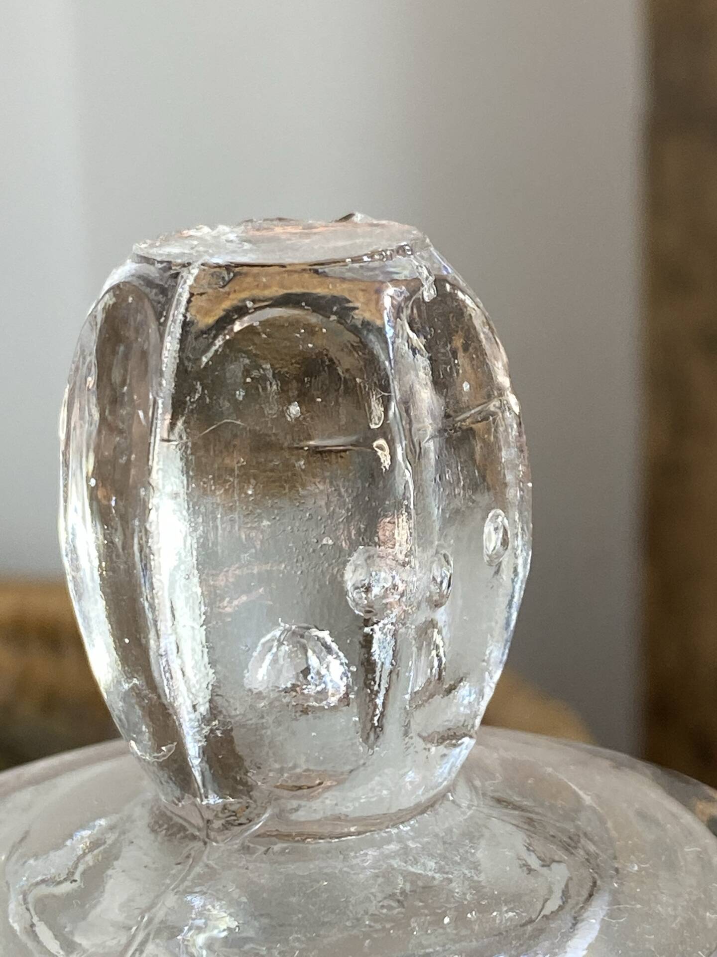 Bouteilles  en verre soufflé