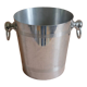 Seau à champagne vintage made in France en aluminium