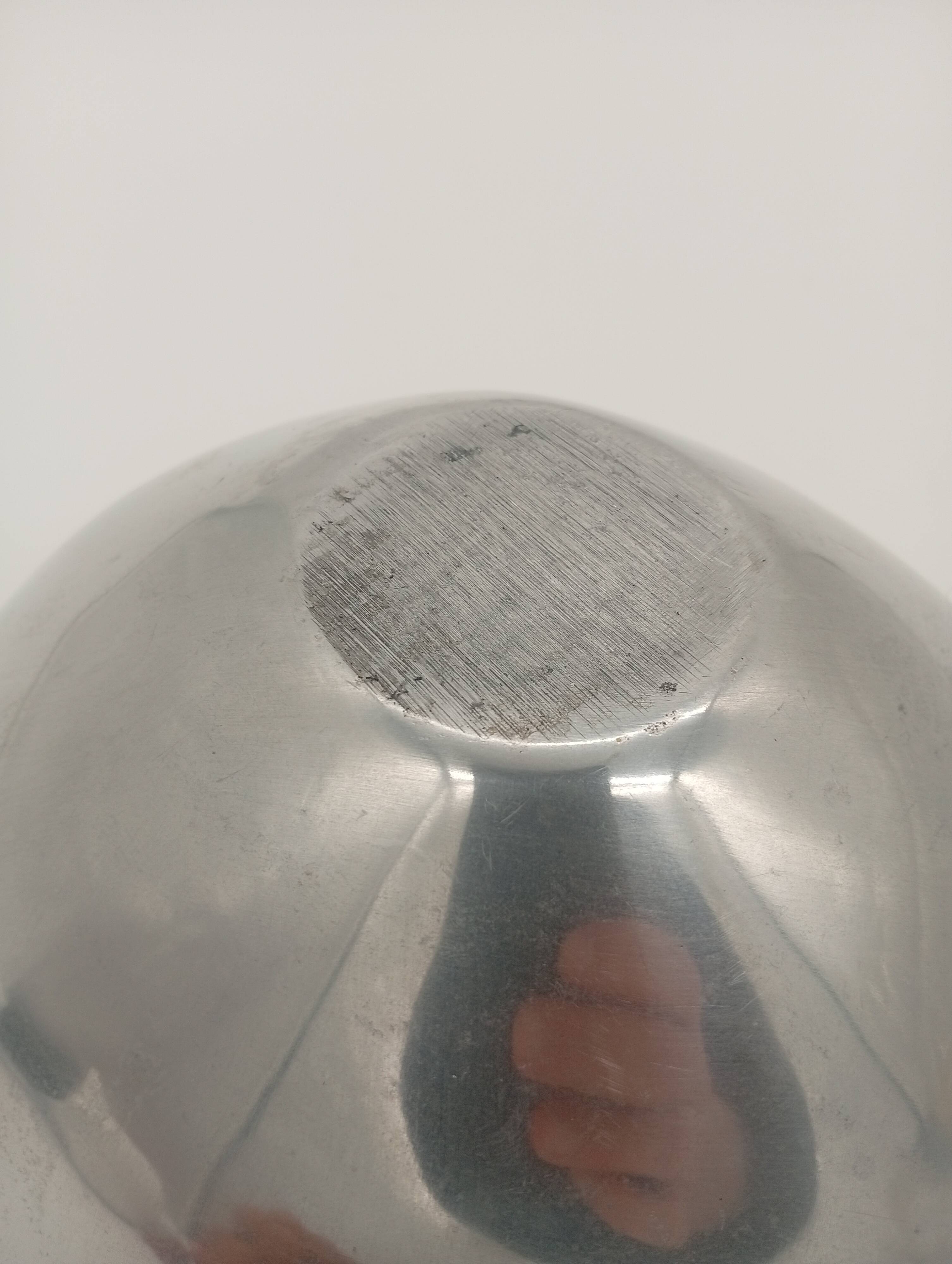 Vintage Coupe Post-Modernist Aluminium 1980s minimalist design