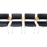Set of 4 arm chairs by A. Cordemeyer for Gispen
