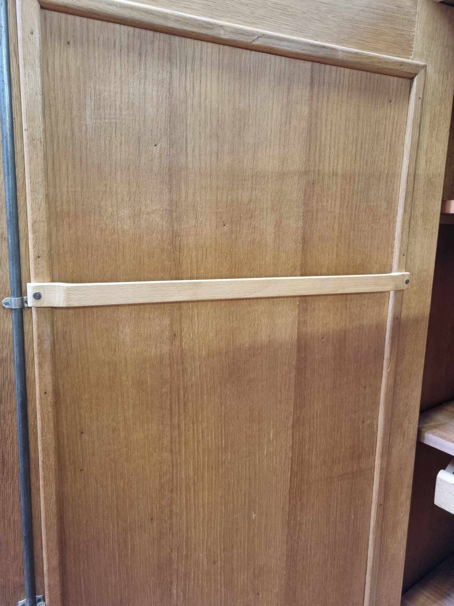 Cross-braced wardrobe