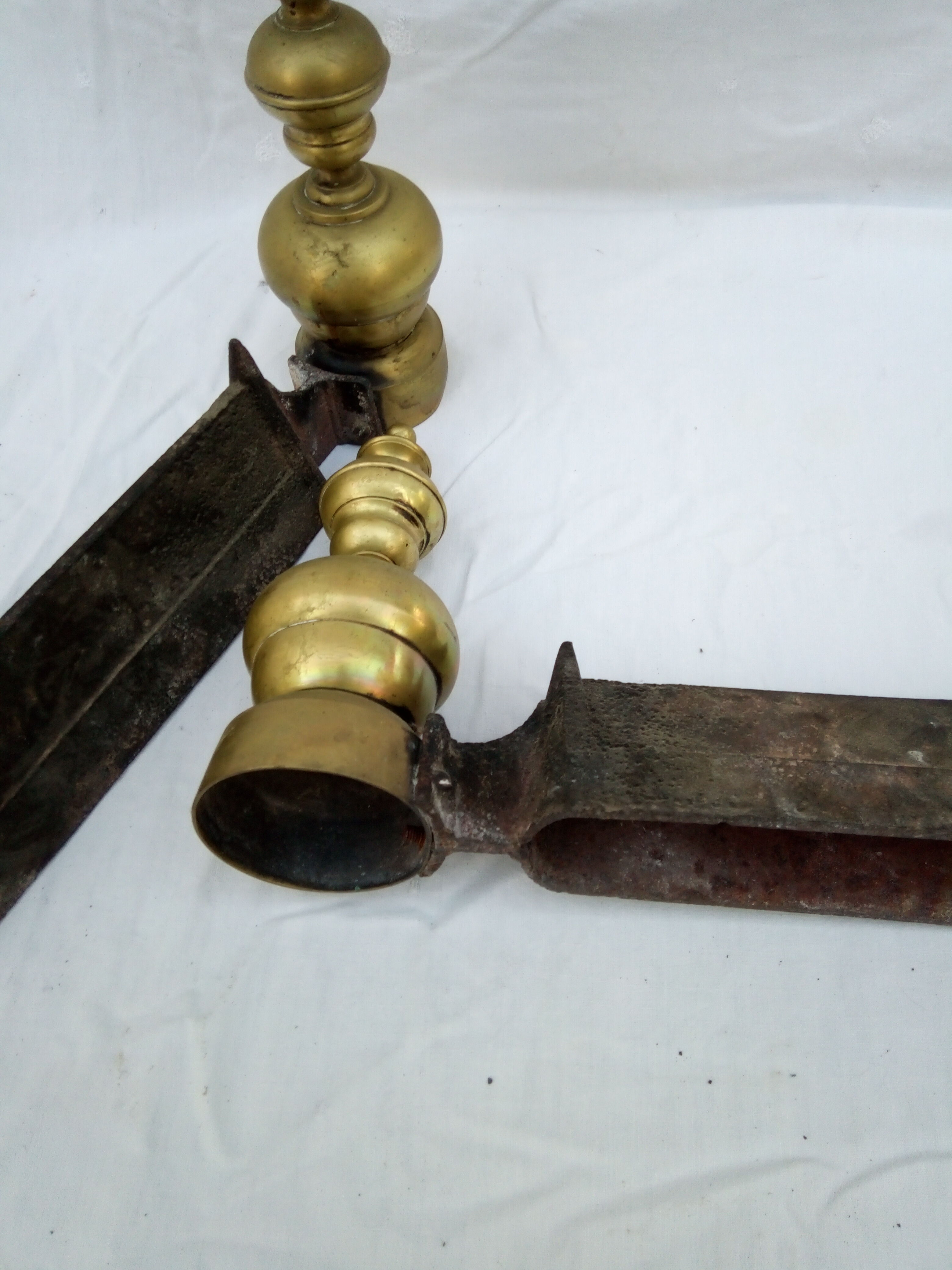 Pair of Louis Philippe period bronze channels