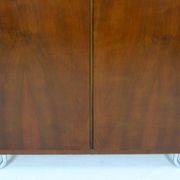 Bauhaus Chromed and Tubular Steel Wardrobe from Hynek Gottwald, 1940s