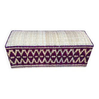 Berber wicker bench