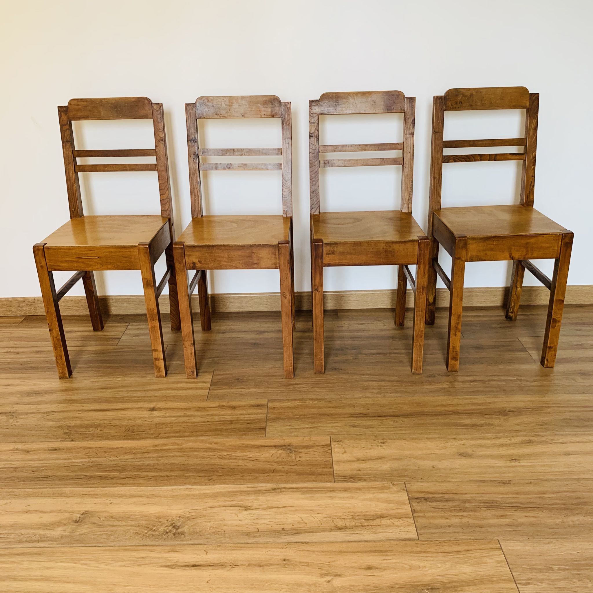 Set of 4 chairs from the 1960s.
