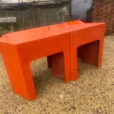 Two-piece desk from the 1970s