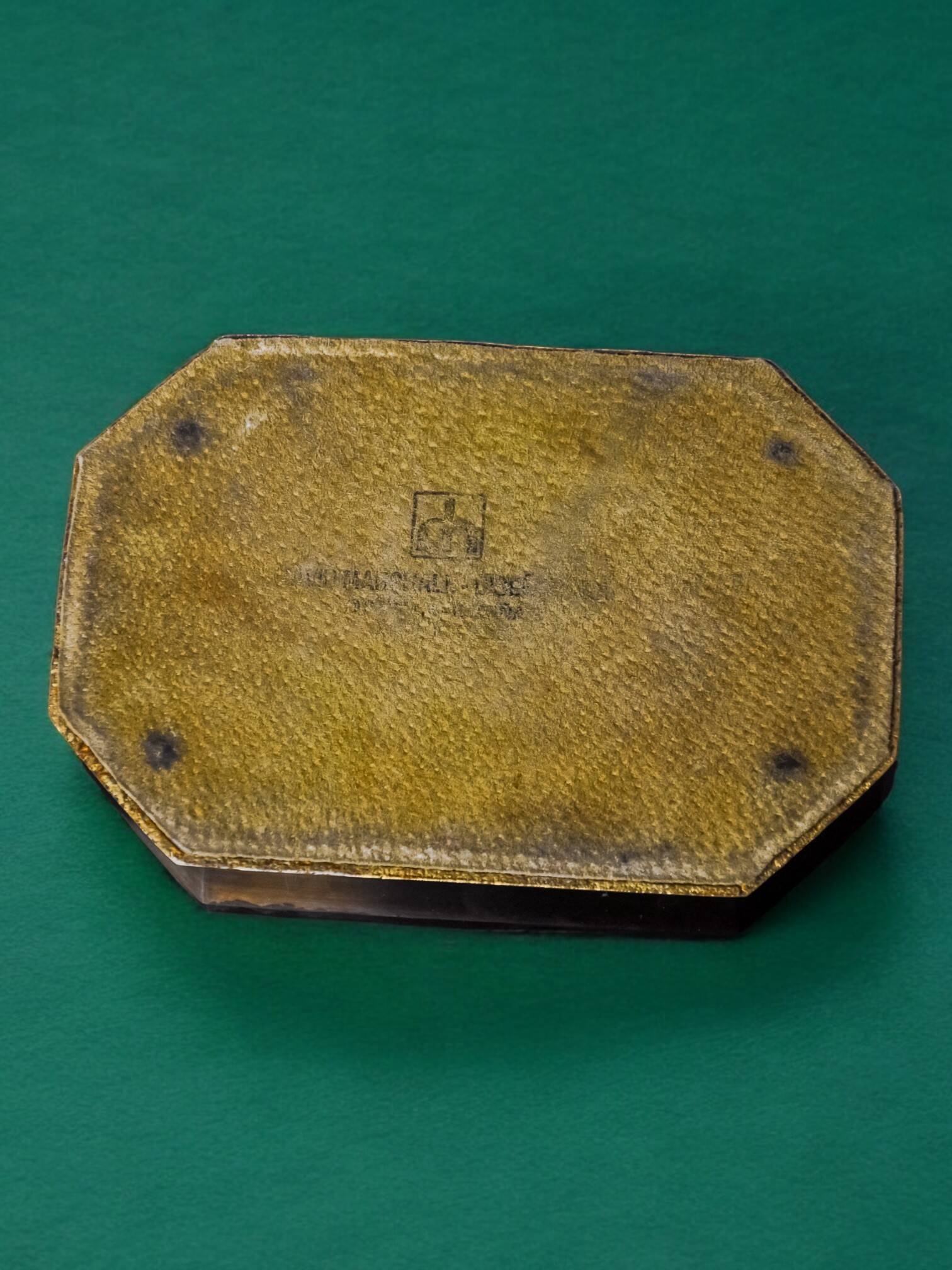 Cendrier brutaliste par david marshall, bronze et laiton, Espagne, 1970