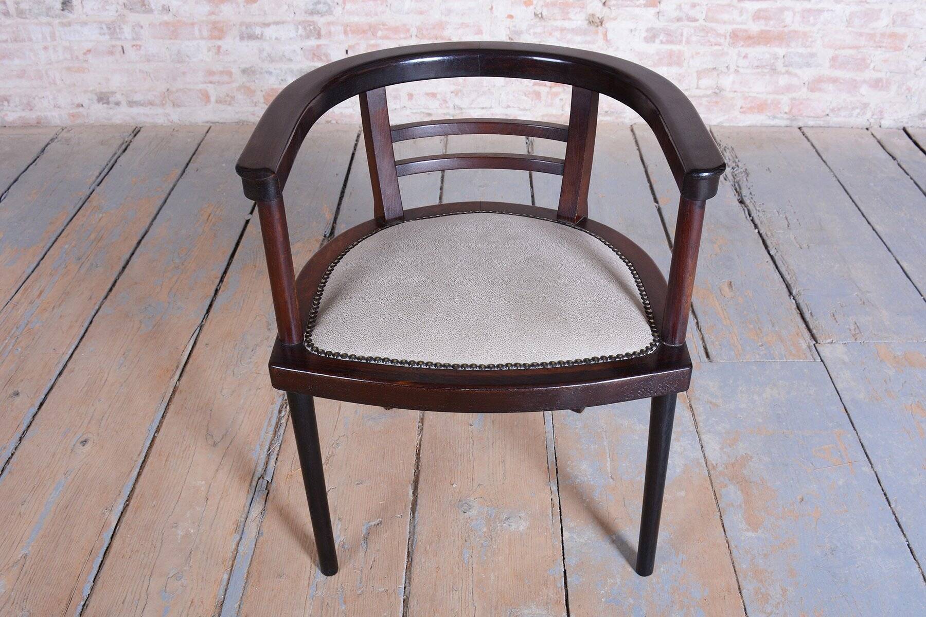 Art Deco Armchair by Josef Hoffmann for Wiener Werkstätte, 1890s