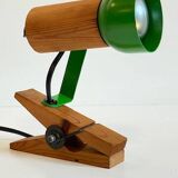 Spot adjustable wall light on clamp 70s