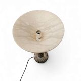 Pegasan Alabaster table lamp / chalice lamp / Spain - 70's